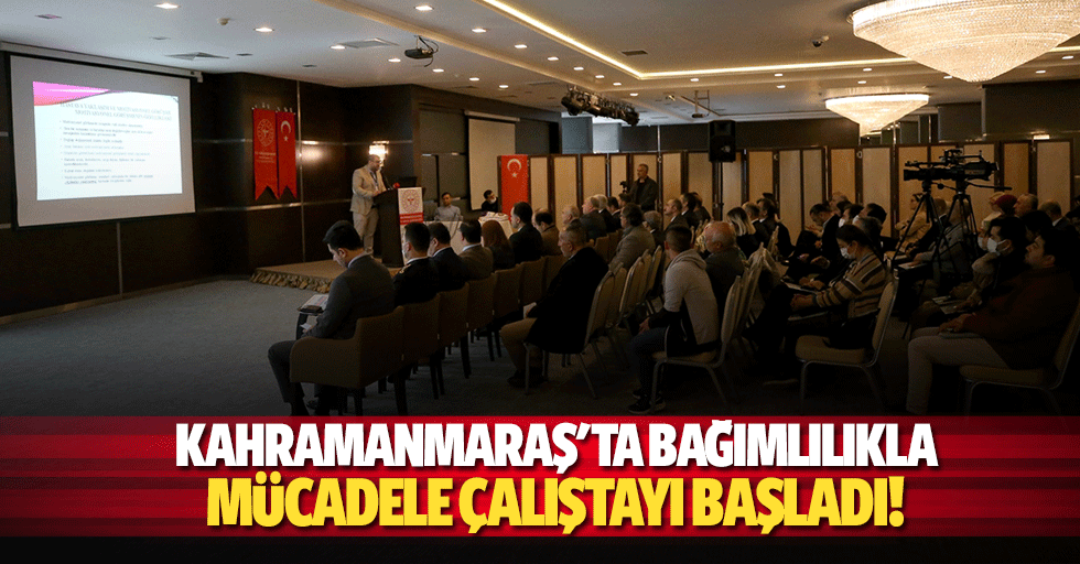 Kahramanmaraş'ta bağımlılıkla mücadele çalıştayı başladı