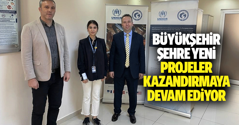Büyükşehir Şehre Yeni Projeler Kazandırmaya Devam Ediyor