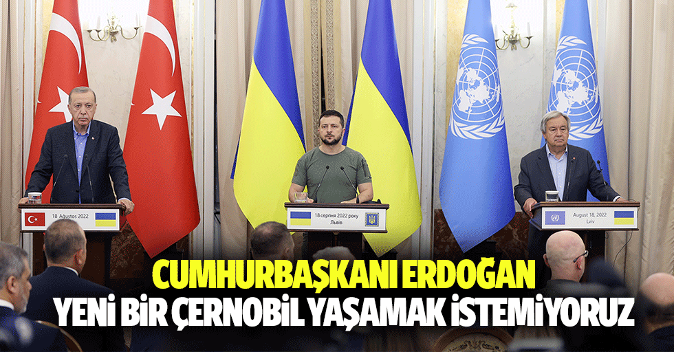 Cumhurbaşkanı Erdoğan: Yeni Bir Çernobil Yaşamak İstemiyoruz