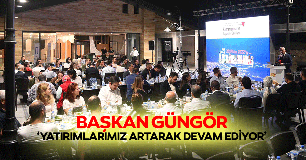Başkan Güngör, ‘Yatırımlarımız artarak devam ediyor’