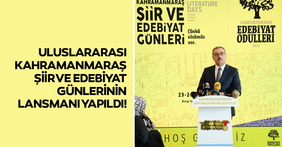 3. Uluslararası Şiir ve Edebiyat Günleri’nin Lansmanı Gerçekleştirildi