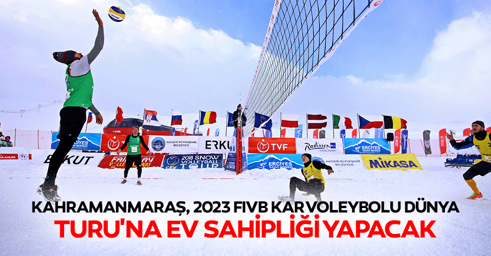 Kahramanmaraş, 2023 FIVB Kar Voleybolu Dünya Turu'na Ev Sahipliği Yapacak