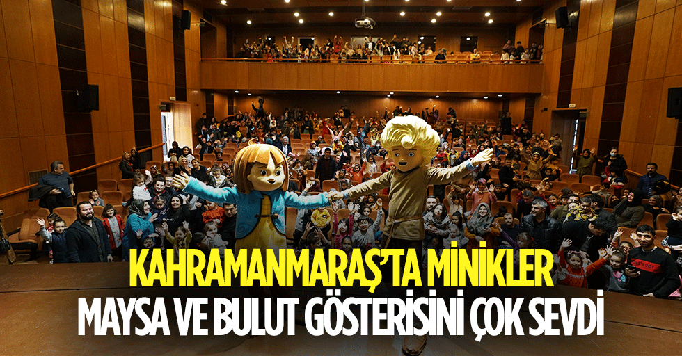 Kahramanmaraş’ta Minikler Maysa ve Bulut Gösterisini Çok Sevdi