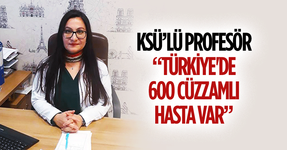 KSÜ’lü Profesör “Türkiye'de 600 Cüzzamlı Hasta Var”