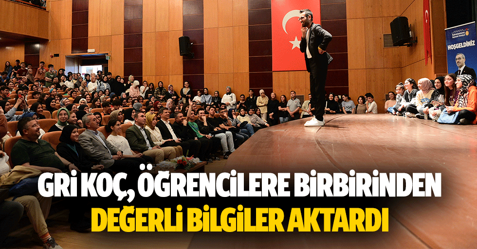 Gri Koç, Öğrencilere Birbirinden Değerli Bilgiler Aktardı