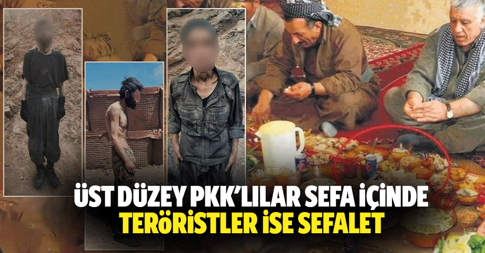 Üst Düzey Pkk'lılar Sefa İçinde, Teröristler İse Sefalet