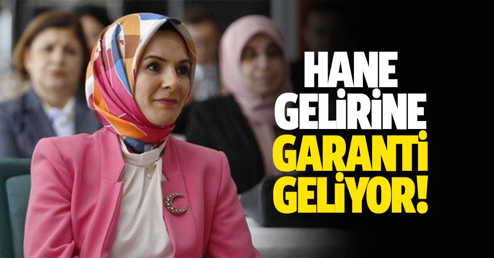 Hane Gelirine Garanti Geliyor