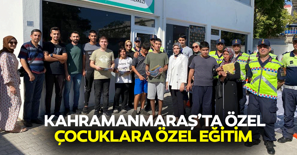 Kahramanmaraş’ta özel çocuklara özel eğitim