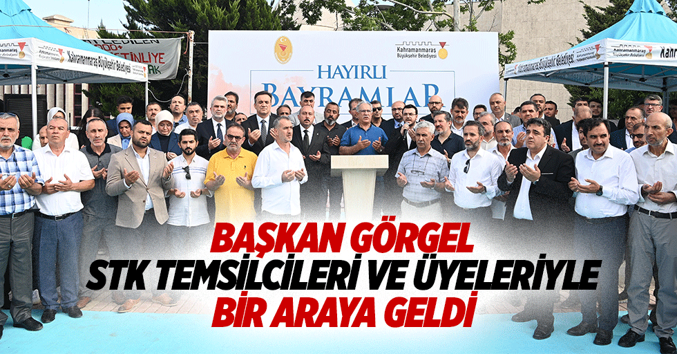 Başkan Görgel, Stk Temsilcileri Ve Üyeleriyle Bir Araya Geldi