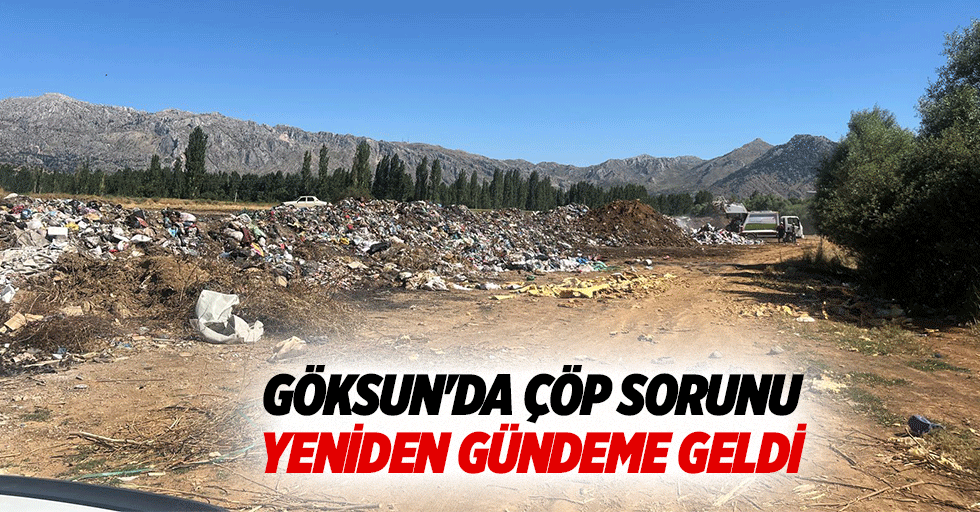 Göksun'da Çöp Sorunu Yeniden Gündeme Geldi