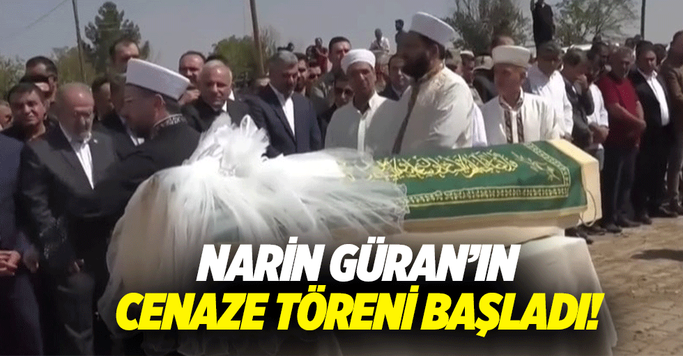 Narin Güran’ın cenaze töreni başladı!