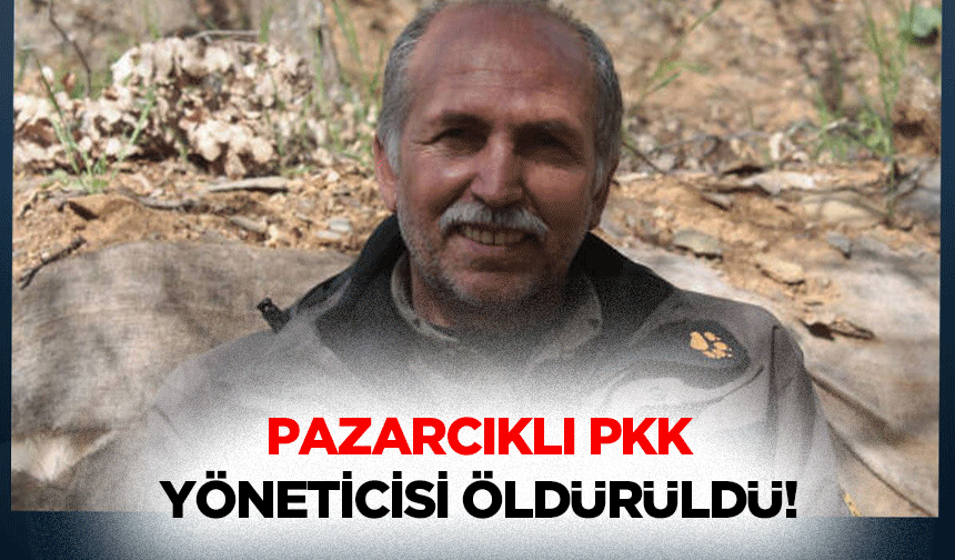 Pazarcıklı Pkk yöneticisi öldürüldü!