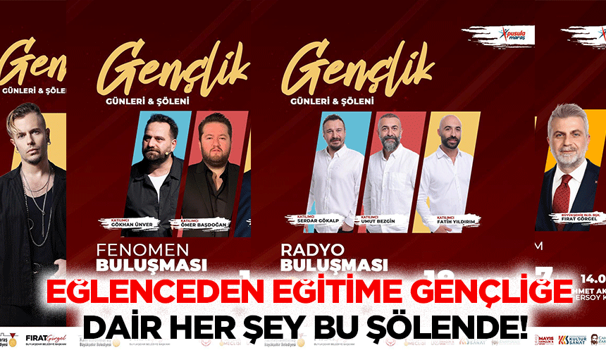 Eğlenceden eğitime gençliğe dair her şey bu şölende!