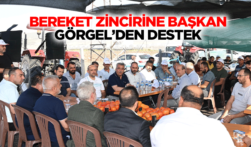 Bereket Zincirine Başkan Görgel’den Destek