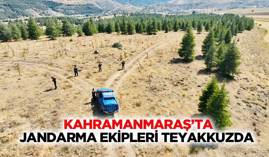 Kahramanmaraş’ta Jandarma Ekipleri Teyakkuzda
