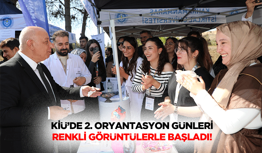 KİÜ’de 2. Oryantasyon günleri renkli görüntülerle başladı!