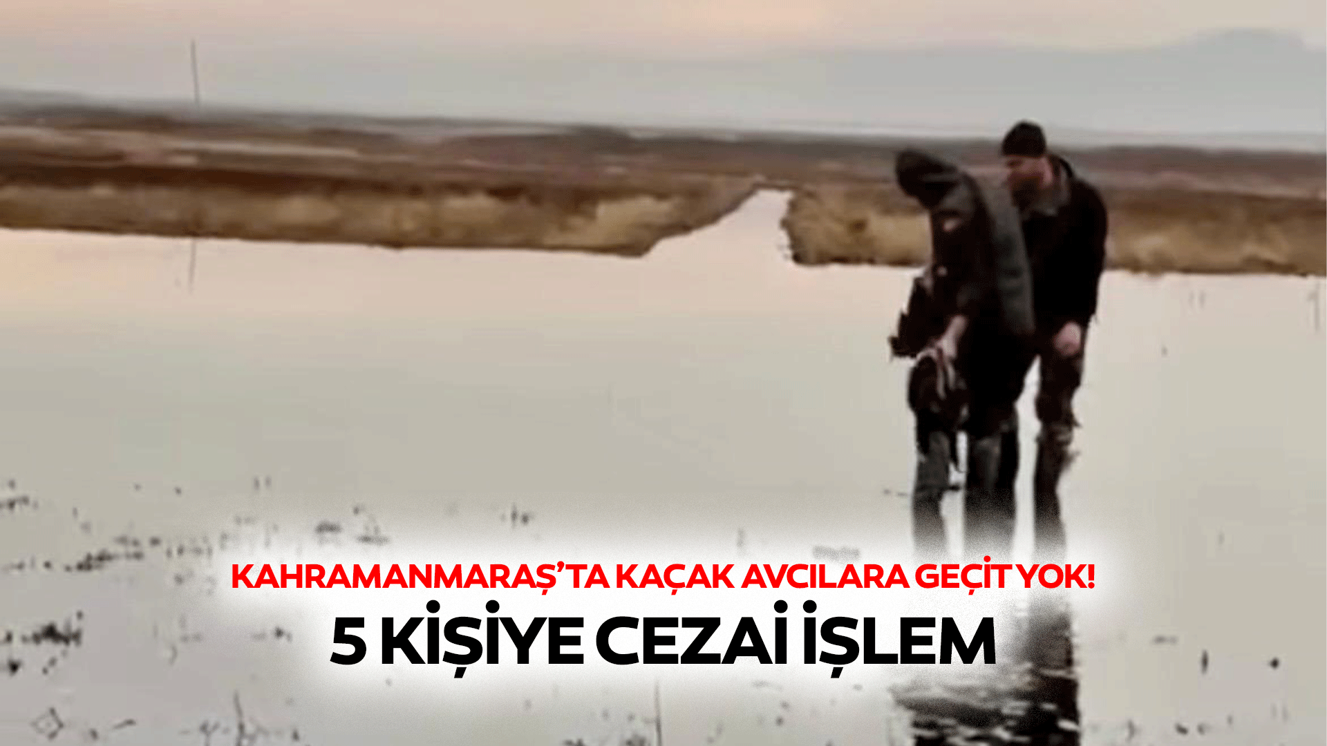 Kahramanmaraş’ta kaçak avcılara geçit yok! 5 kişiye cezai işlem