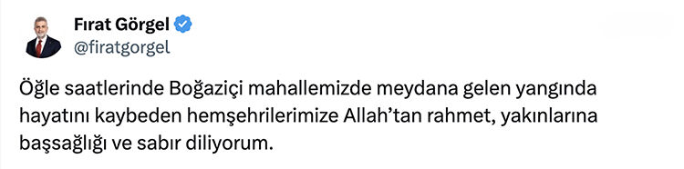 Taziye Mesajı