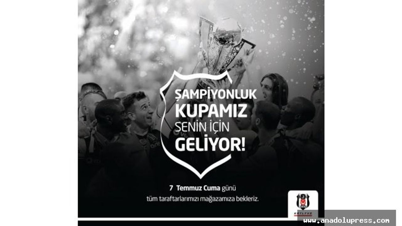Beşiktaş’ın Şampiyonluk Kupası Piazza’ya geliyor