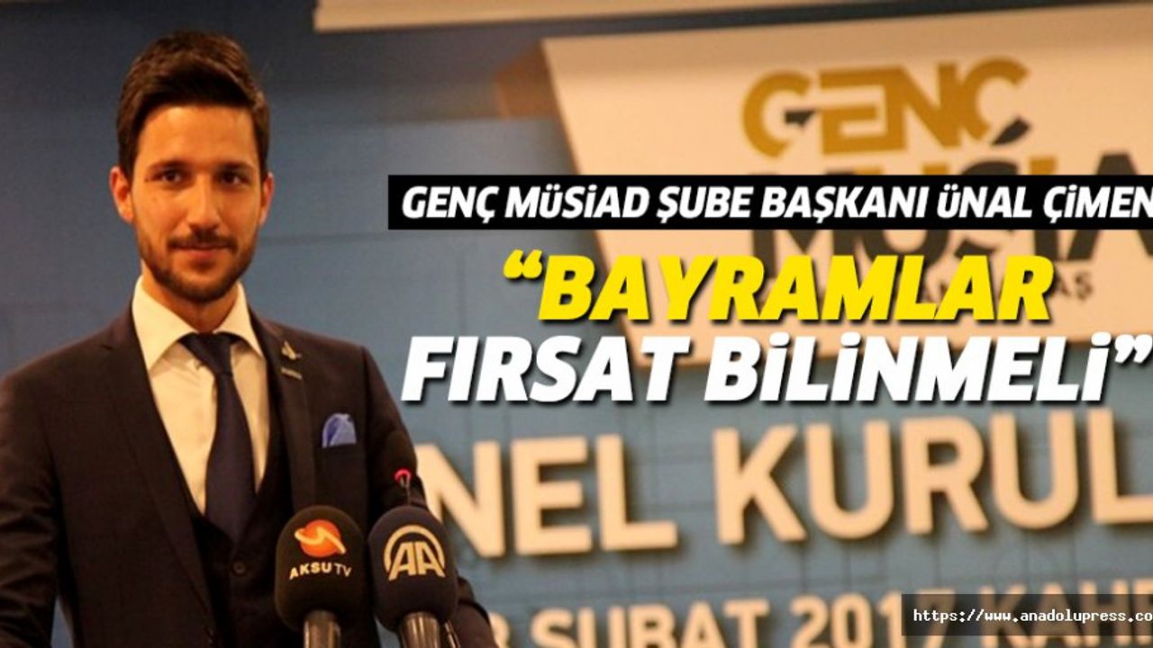 Genç MÜSİAD Kahramanmaraş Şube Başkanı Ünal Çimen’den Kurban mesajı
