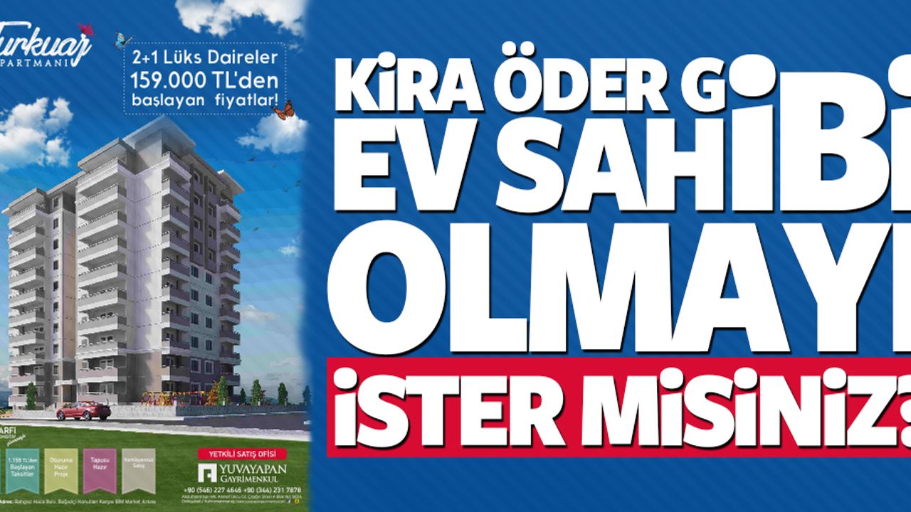 Marfi ile kira öder gibi ev sahibi olun