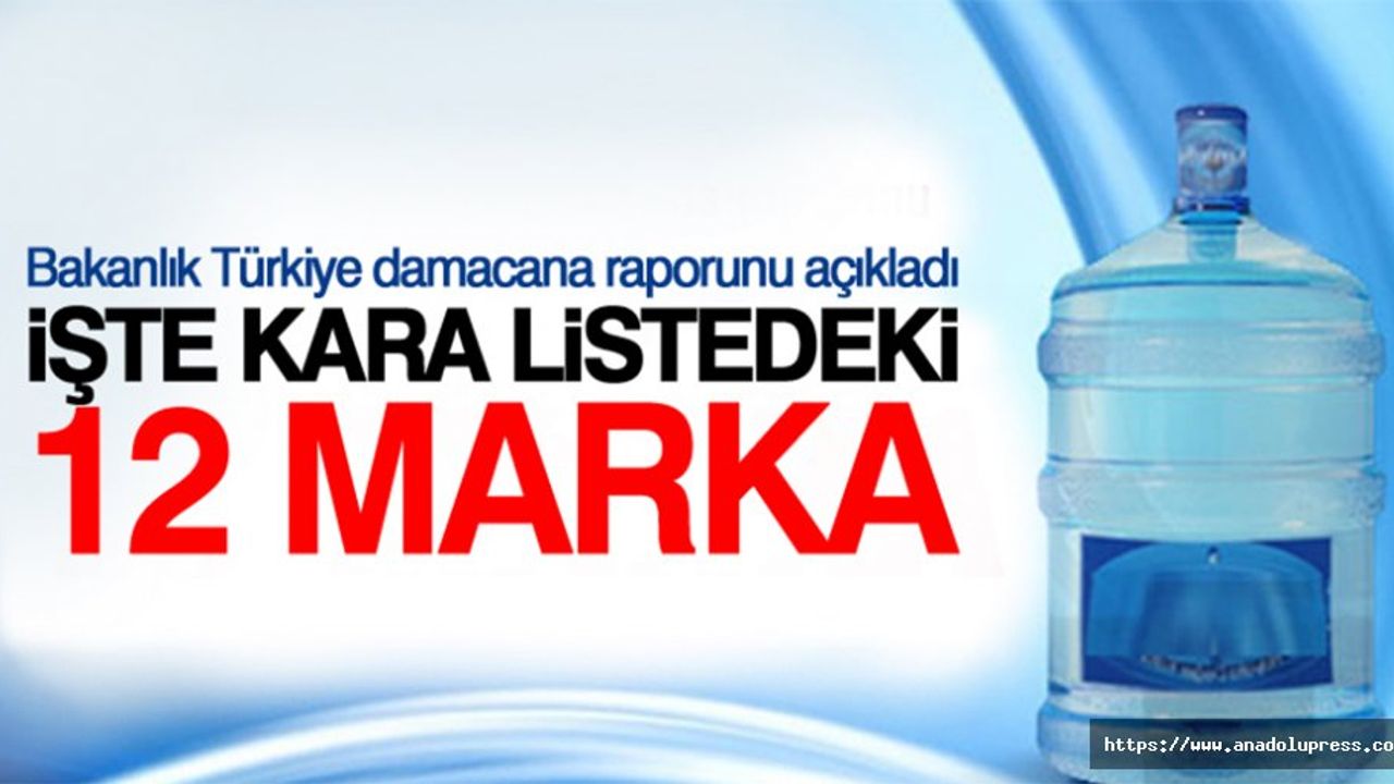 İçtiğiniz su ne kadar temiz? (Marka marka su raporu)