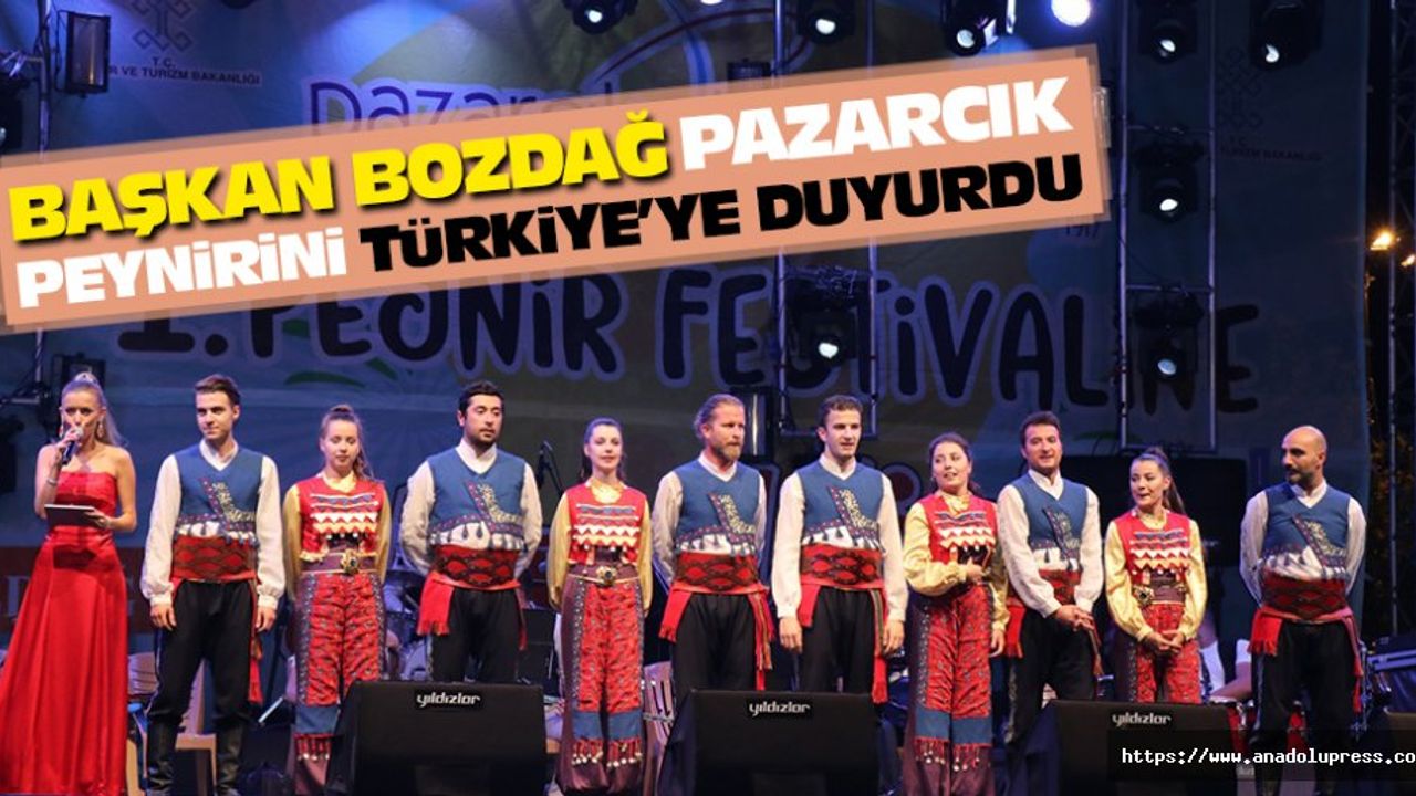 Başkan Bozdağ, Pazarcık Peynirini Türkiye’ye Duyurdu