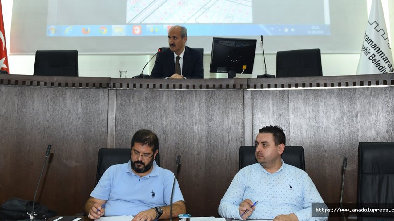 Dulkadiroğlu Belediyesi Ağustos Ayı Meclis Toplantısı Yapıldı
