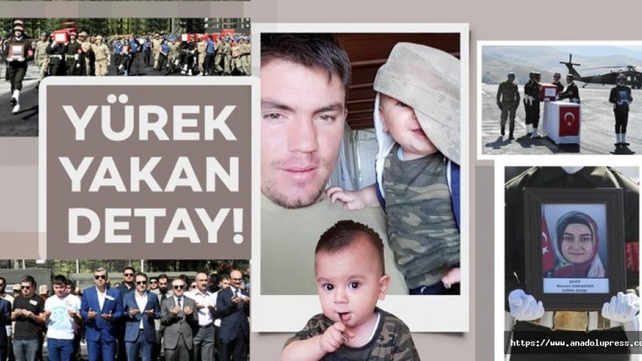 Şehit anne ve bebeği için tören düzenlendi
