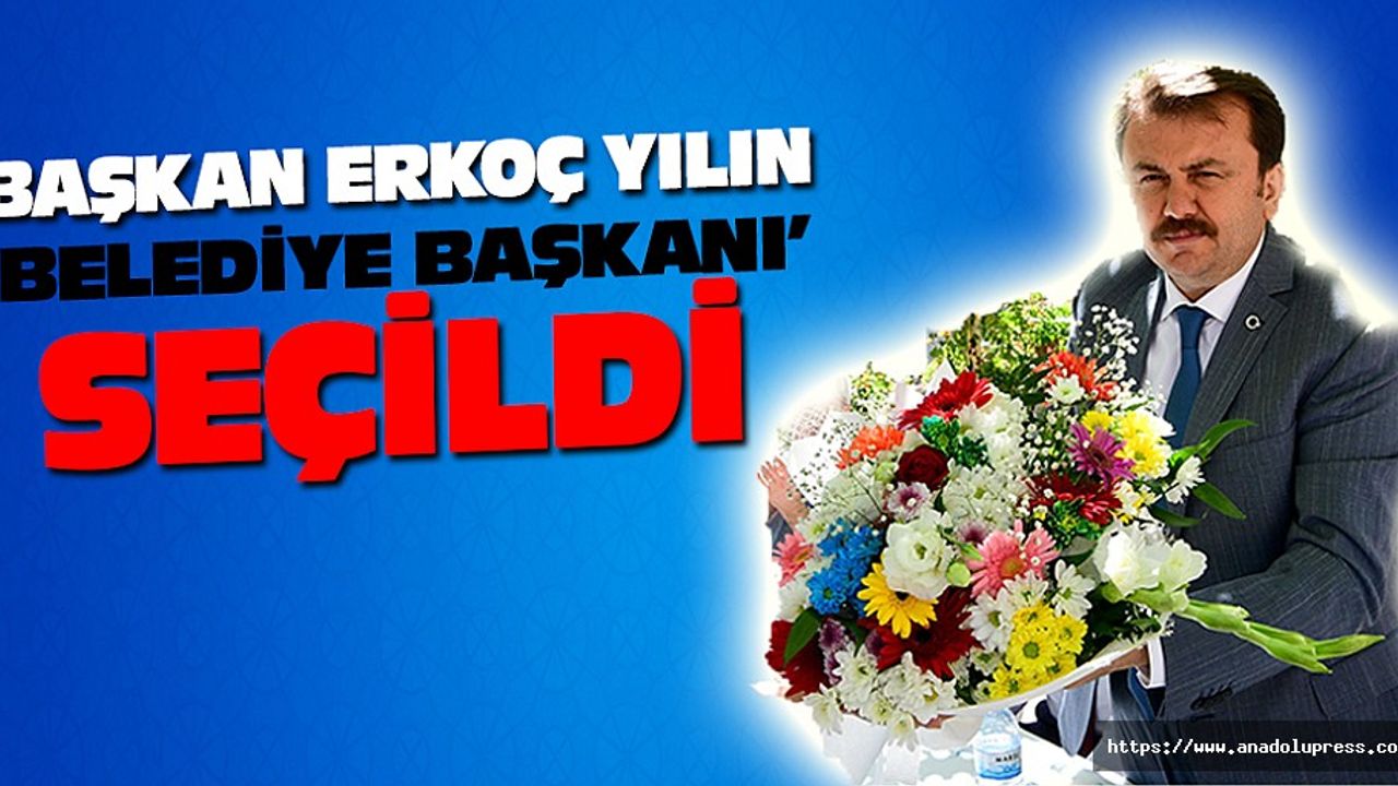 Başkan Erkoç, Yılın ‘Belediye Başkanı’ Seçildi