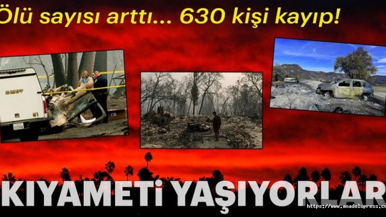 California'daki yangınlarda bilanço ağırlaşıyor
