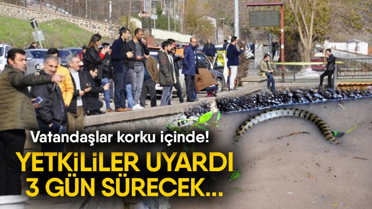 Dicle Barajı'nın kapaklarından biri yağış nedeniyle koptu