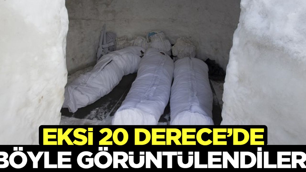 "Mehmetçik çetin kış şartlarında görevinin başında"