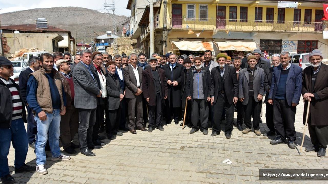 Başkan Aydın İlk Ziyaretini Büyükkızılcık Mahallesine Yaptı