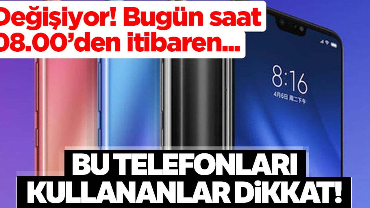 Eğer bu model telefonunuz varsa dikkat! Android'de değişikliğe gidildi kontrol edin...