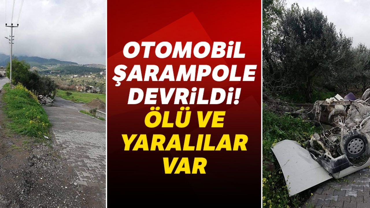 Otomobil şarampole devrildi! Ölü ve yaralılar var