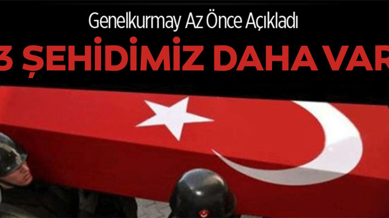 Hakkari'deki saldırıda 3 asker yaşamını yitirdi, 1 asker yaralandı