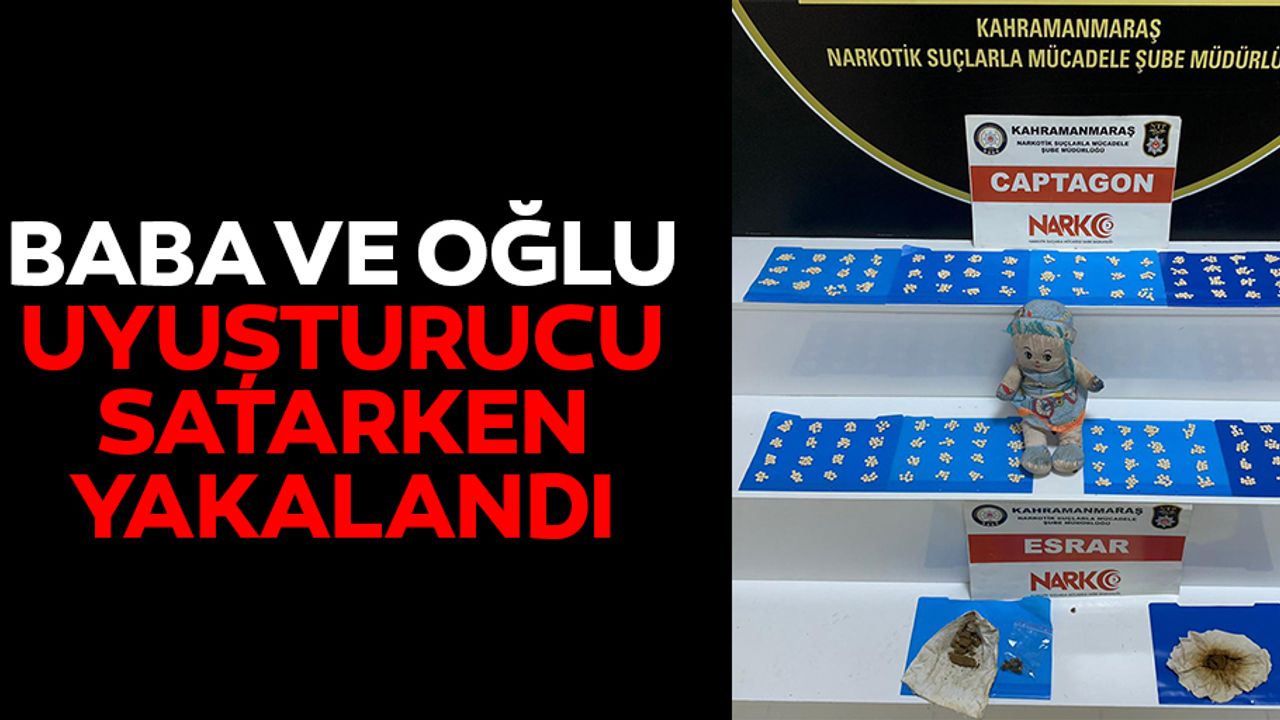 Baba ve oğlu Uyuşturucu Satarken Yakalandı