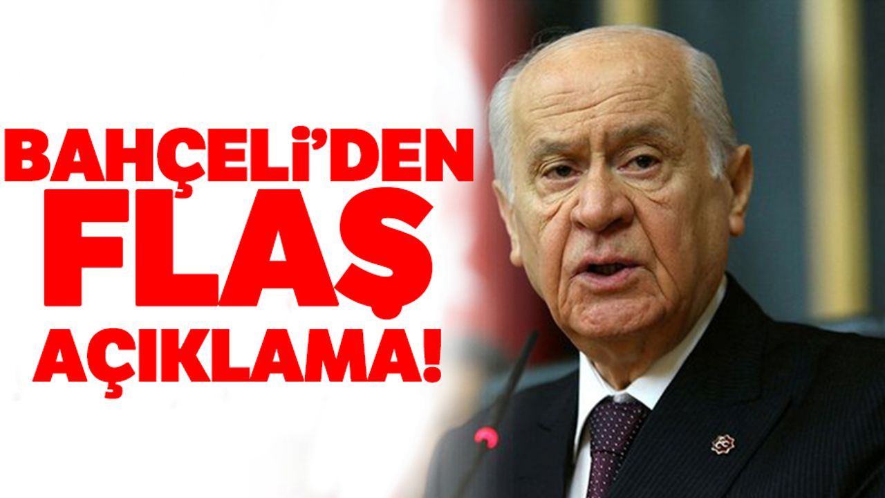 Bahçeli'den flaş 'Pençe Harekatı' açıklaması: Türkiye terör belasından kurtarılmış olacak