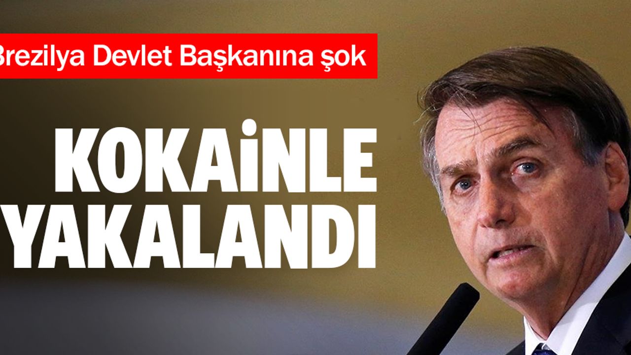 Brezilya Devlet Başkanı Jair Bolsonaro'nun heyetindeki asker kokainle yakalandı