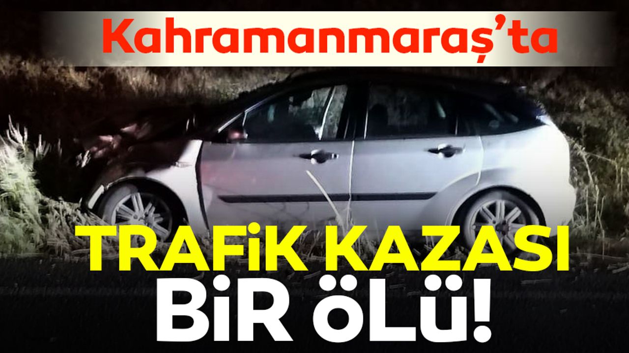 Otomobil ile motosiklet çarpıştı: 1 ölü, 1 yaralı