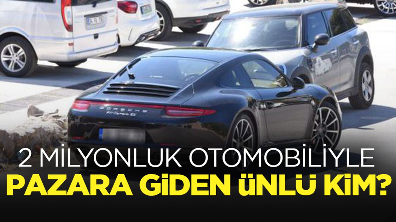 2 milyonluk otomobille semt pazarına gitti!