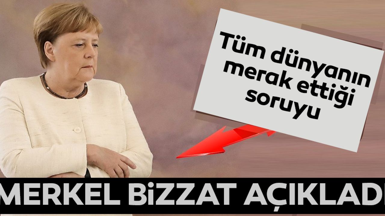 Almanya Başbakanı Angela Merkel'den 'hastalık' iddialarına yanıt!