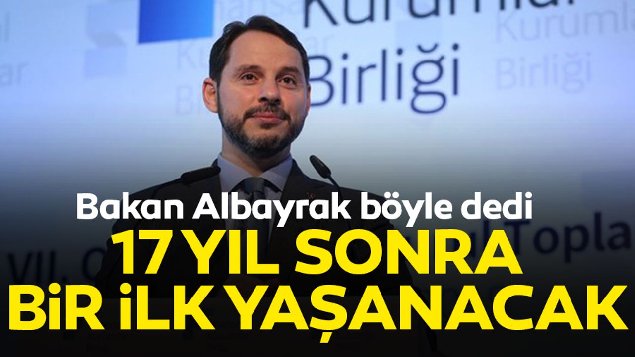 Bakan Berat Albayrak'tan önemli açıklamalar