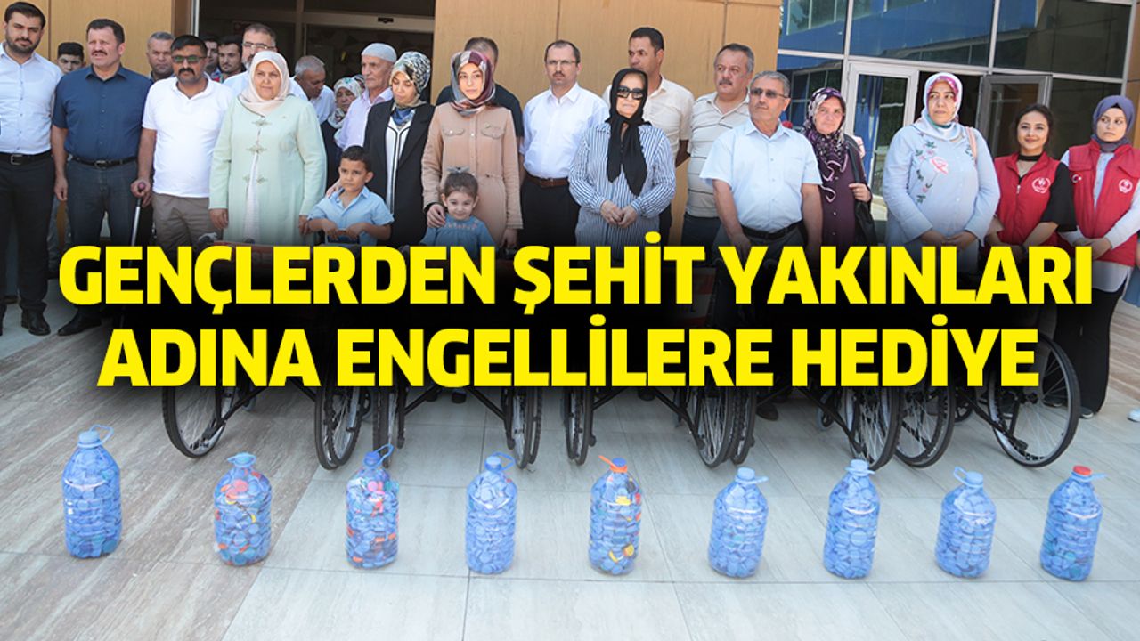 Gençlerden Şehit Yakınları Adına Engellilere Hediye