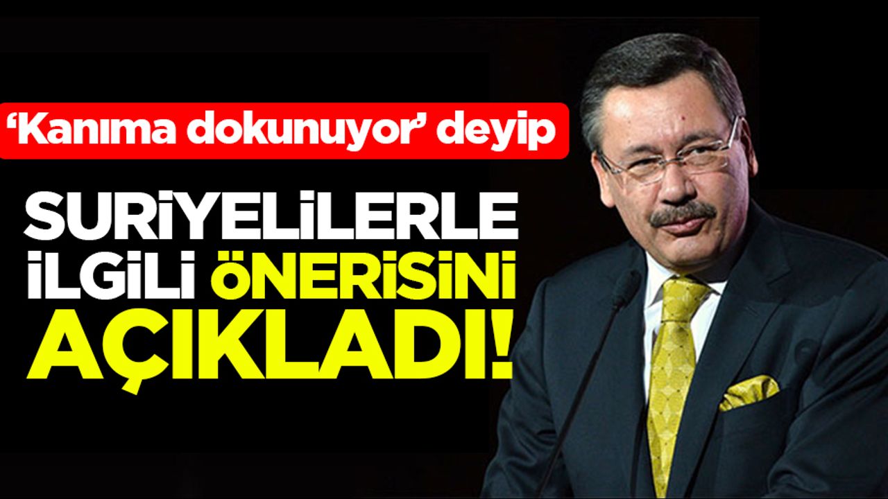 'Kanıma dokunuyor' diyen Gökçek'ten Suriyeli mülteci önerisi