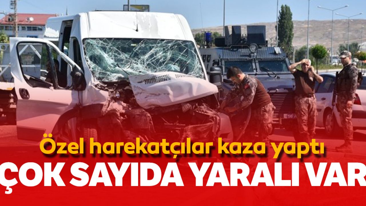 Özel harekatçılar kaza yaptı; çok sayıda yaralı var