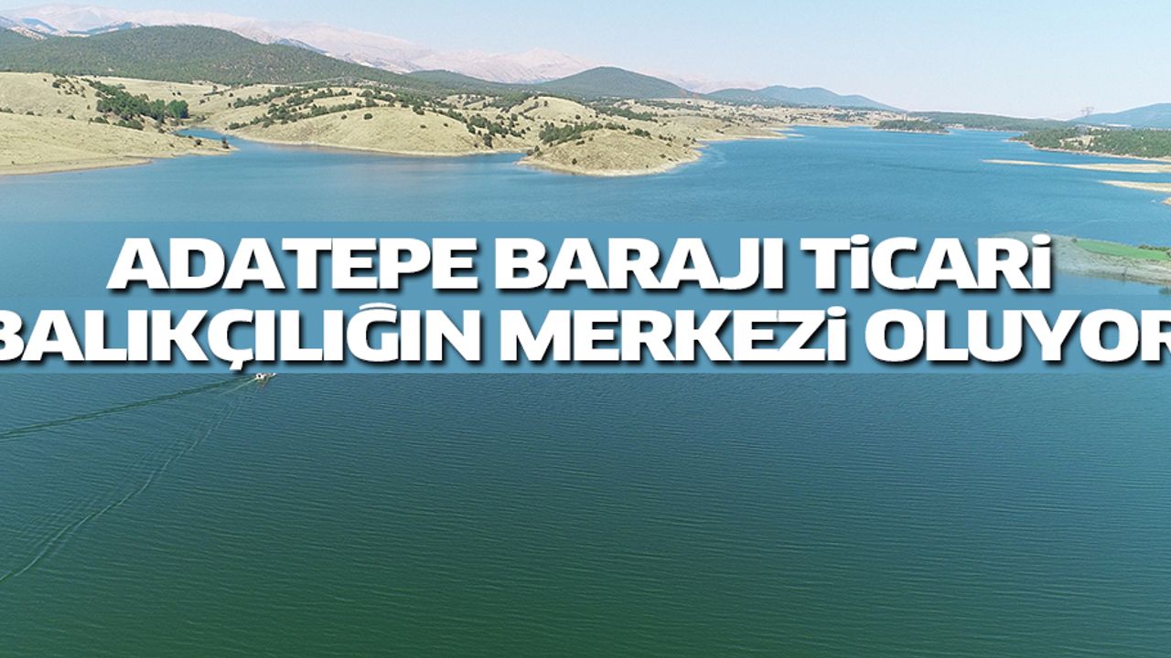 Adatepe Barajı Ticari Balıkçılığın Merkezi Oluyor