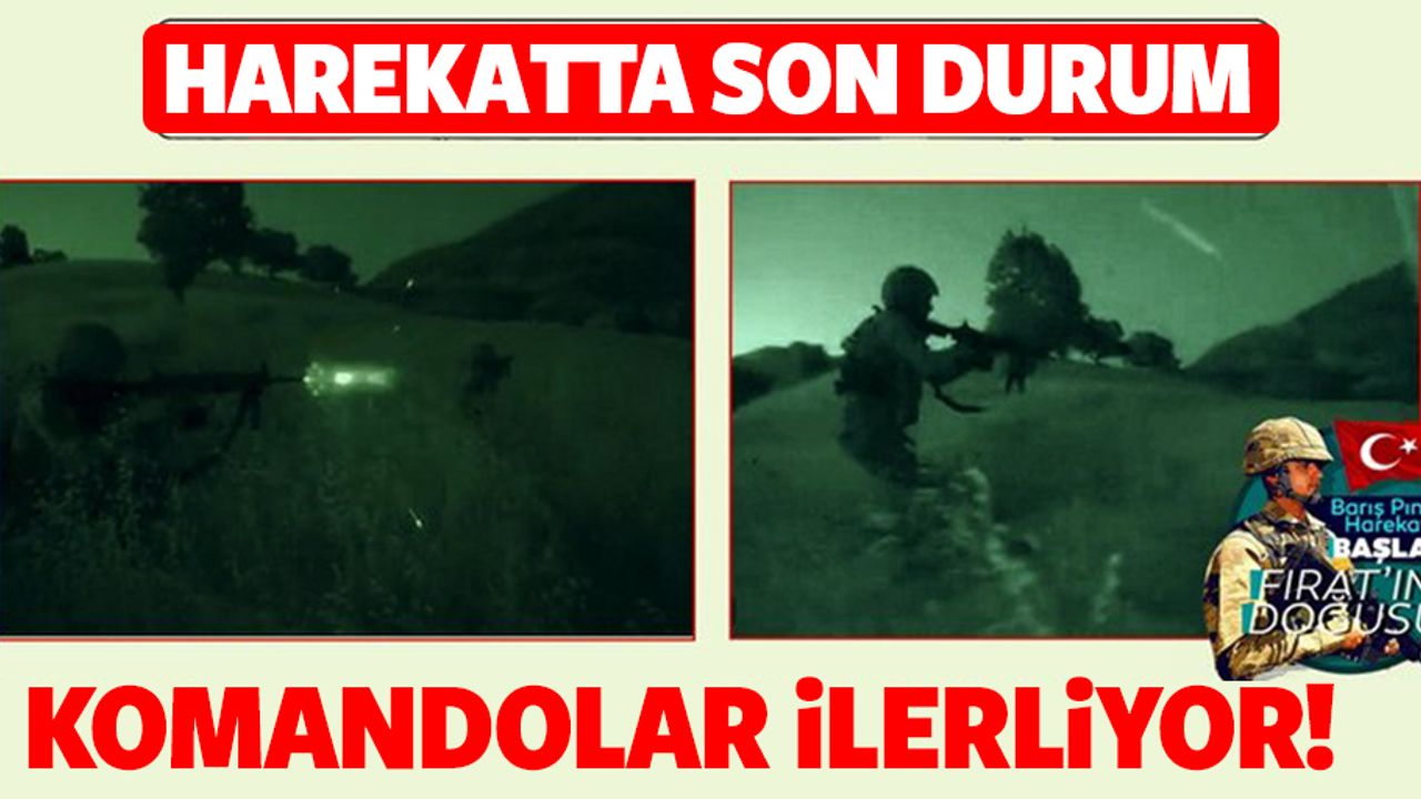 Barış Pınarı Harekatı'nda son durum