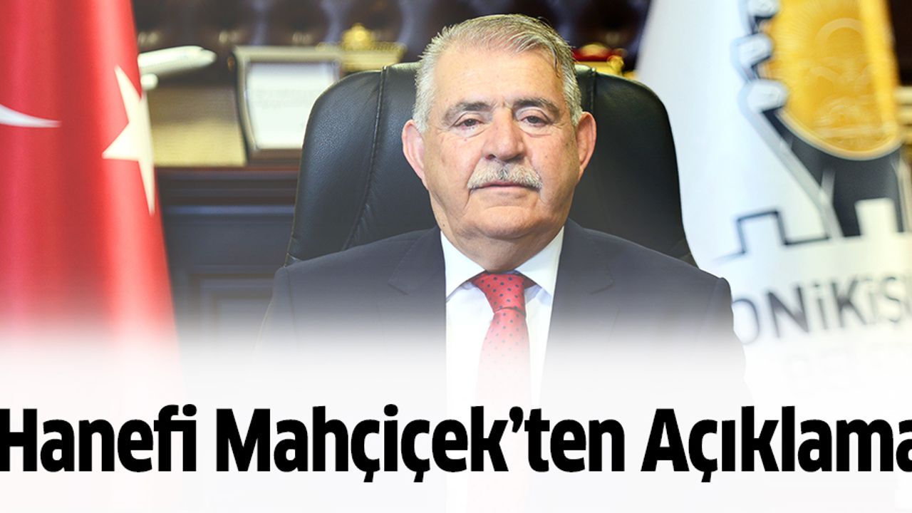 Hanefi Mahçiçek Yolsuzluk İddiasına Yanıt Verdi 
